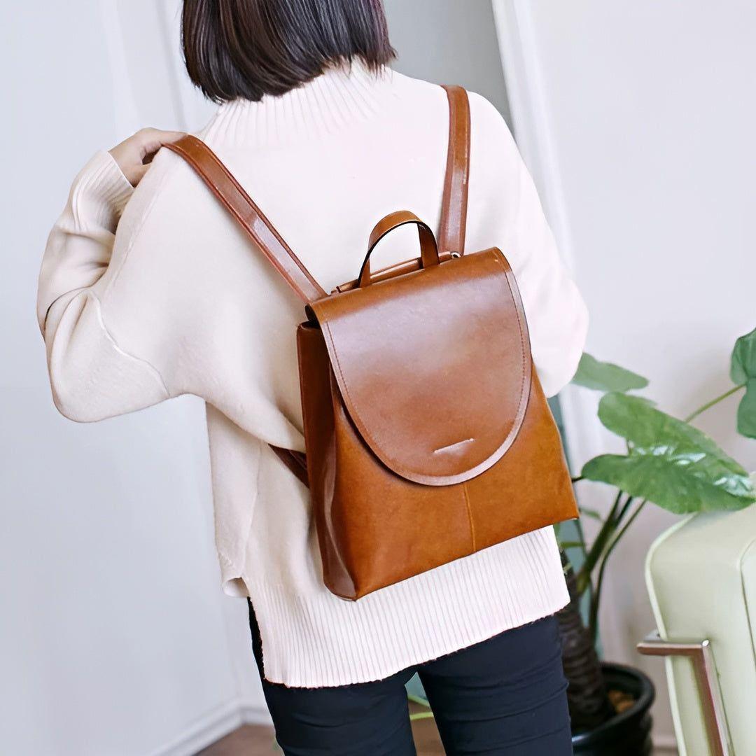 Anniene Bag - Modetrend Lyx Läder Laptop-Ryggsäck för Damer Carvallo