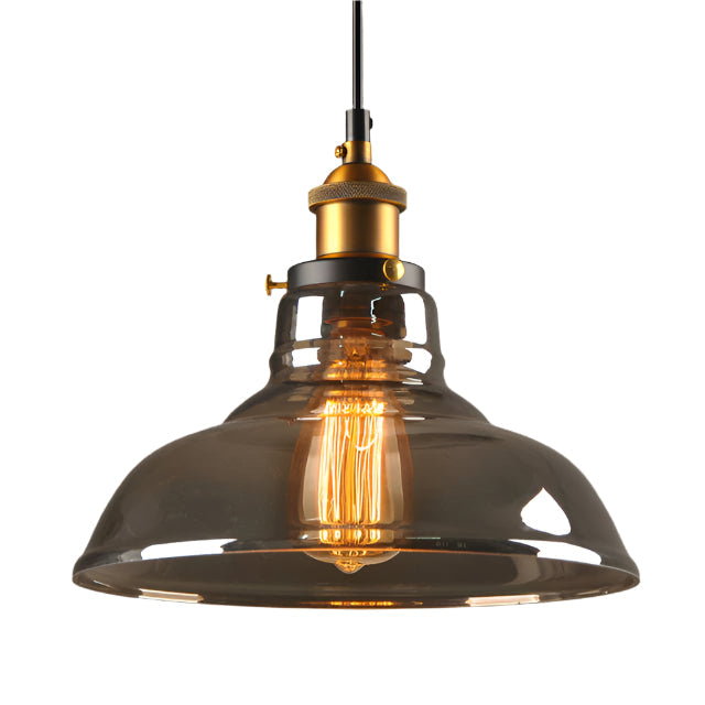 Tidlös antik glas pendellampa Carvallo