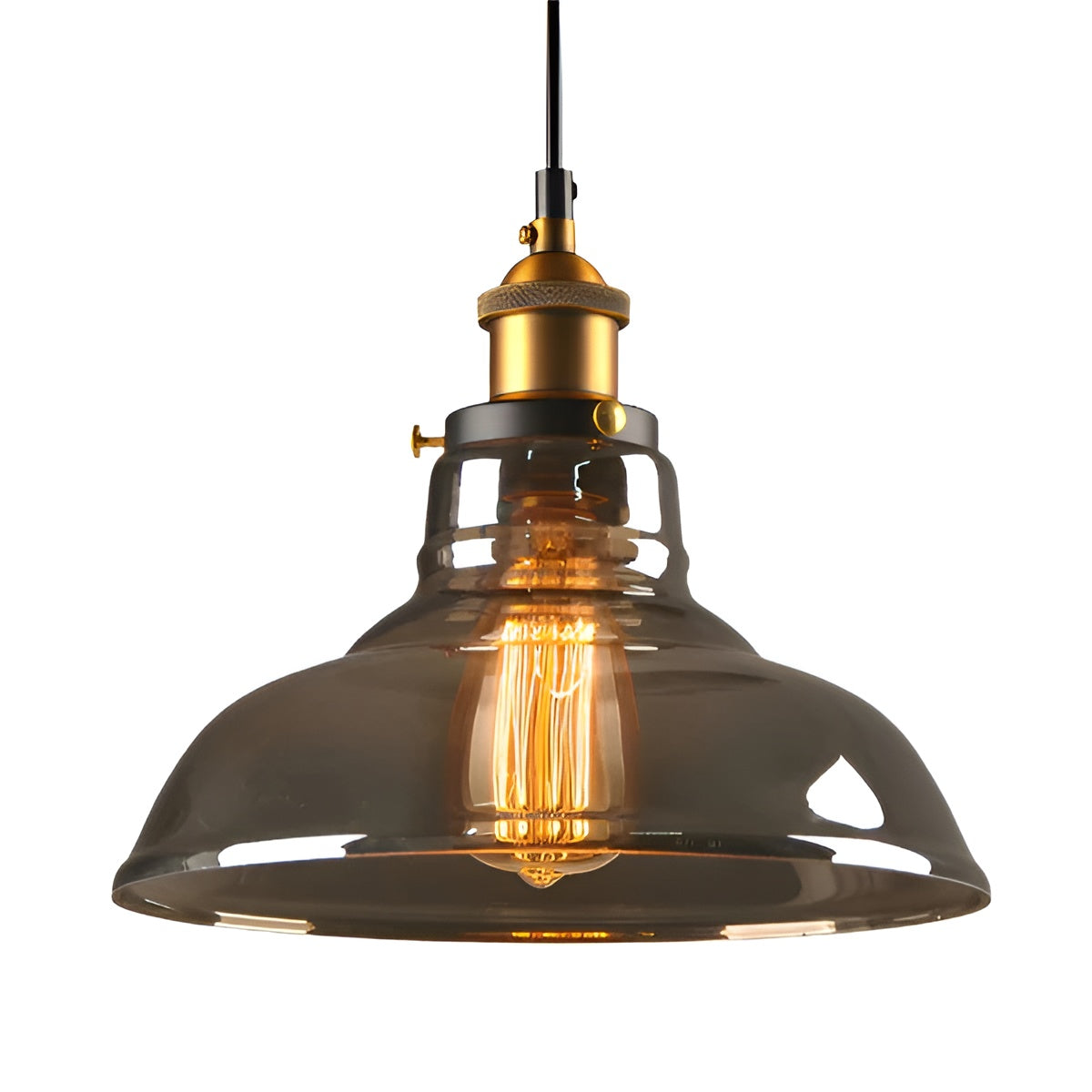 Hänglampa i antik glas – Vintage stil för stilfull belysning Carvallo