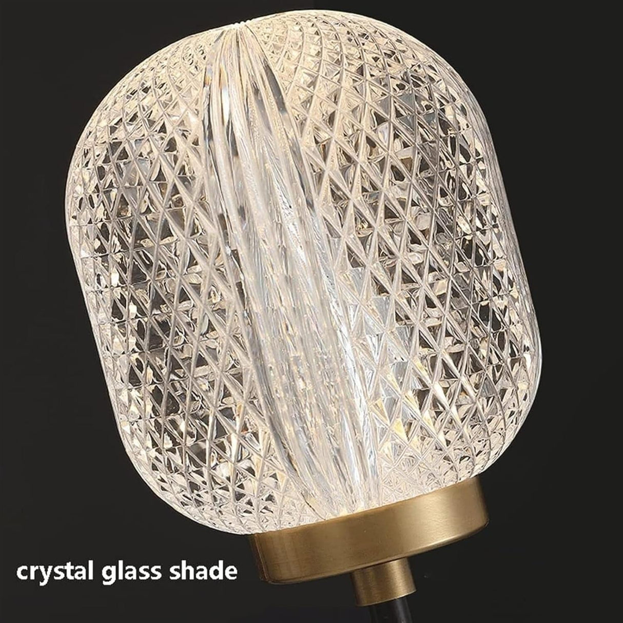Antik Crystal Akryl Vägglampa Carvallo