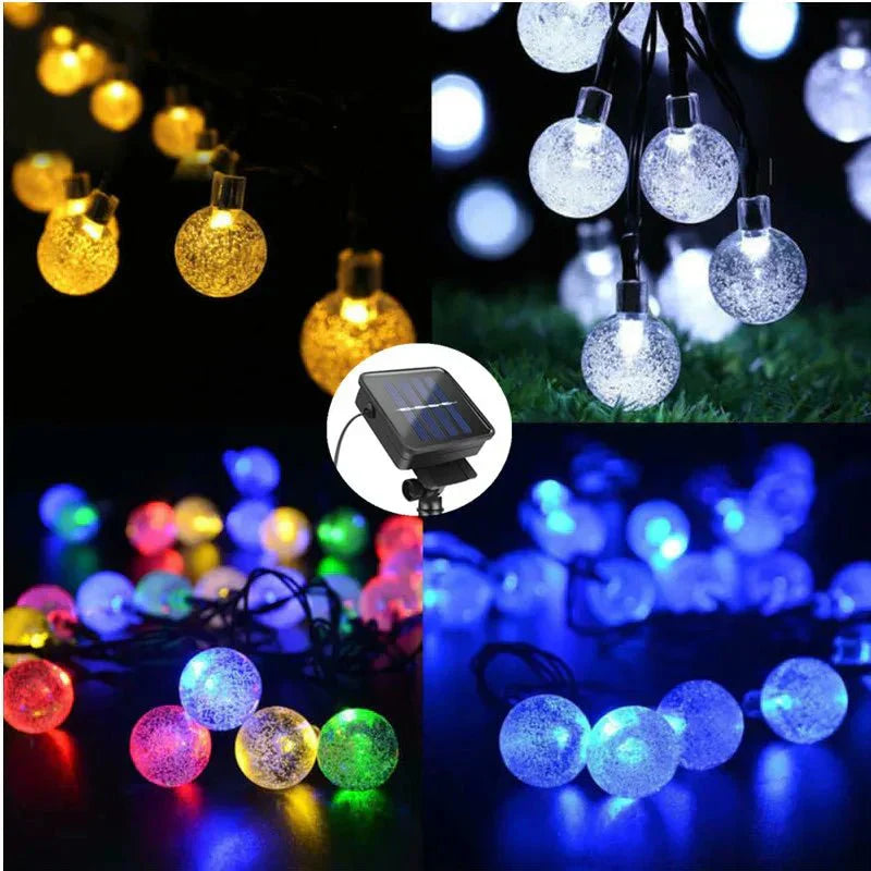 Solenergi LED Fe Fairy Lights | Vattentåliga Utomhus Ljus Slingor Carvallo