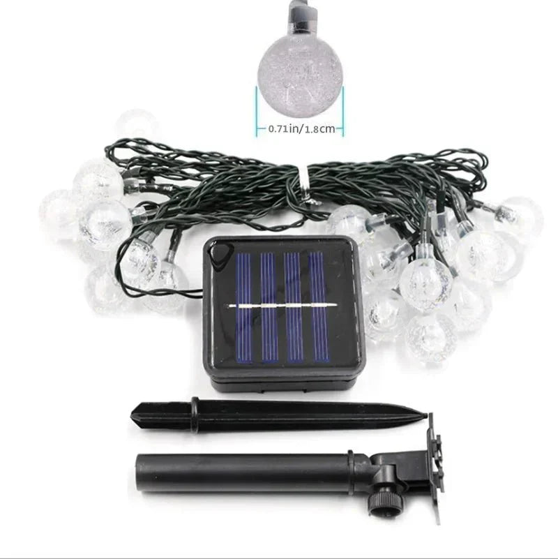Solenergi LED Fe Fairy Lights | Vattentåliga Utomhus Ljus Slingor Carvallo