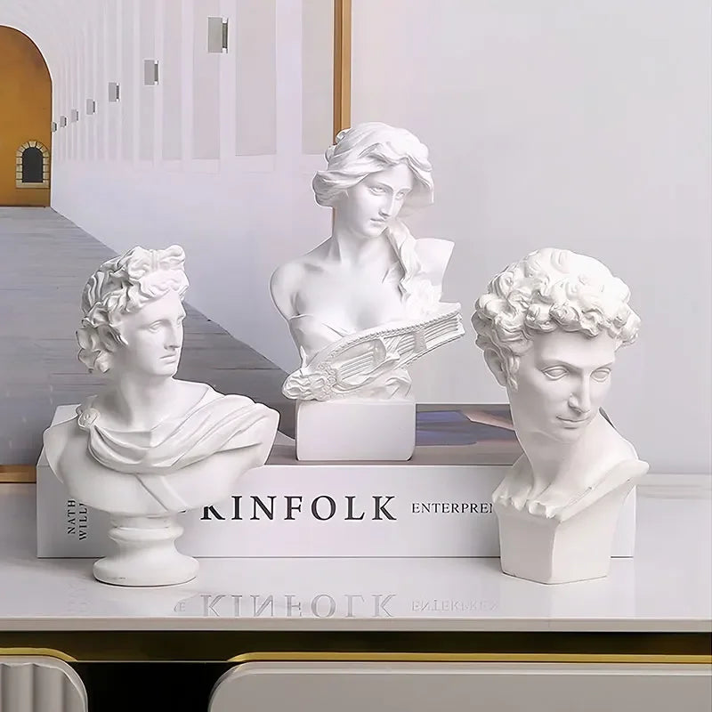 Grekisk romersk mytologi solgud harts skulptur för inredning Carvallo