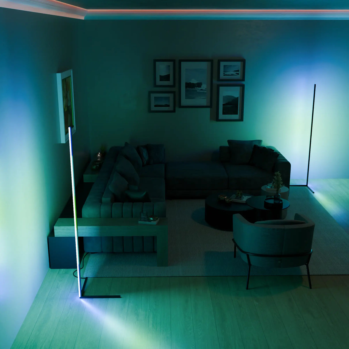 Apollo LED Golvlampa - Modern och Färgglad Belysning för Stilsäkra Interiörer Carvallo