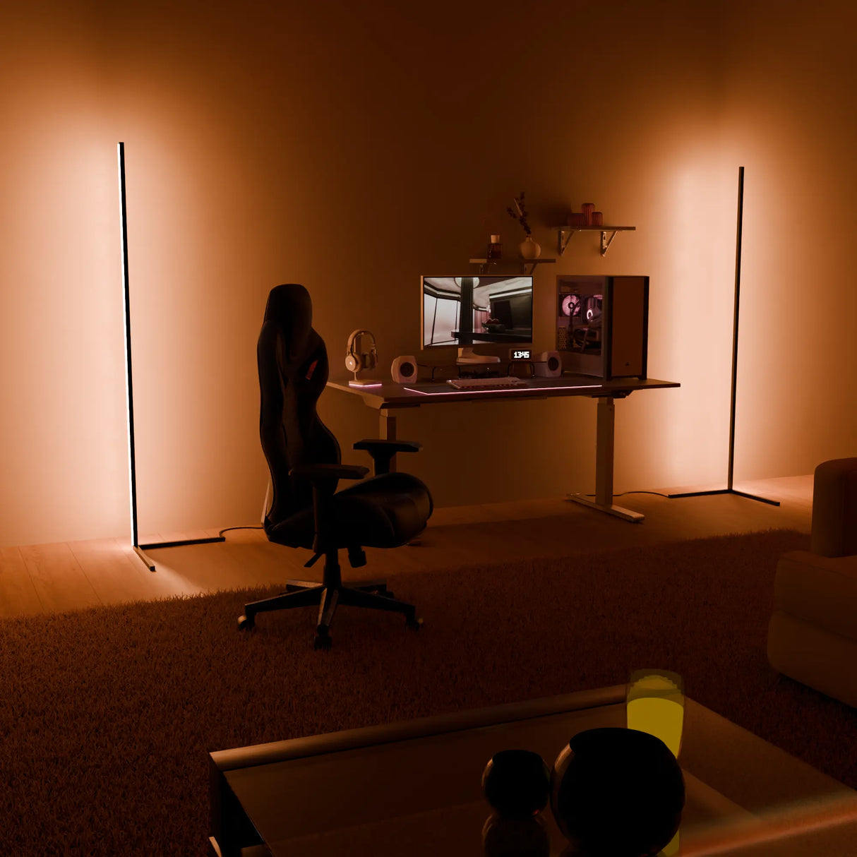 Luna Golvlampa - Modern Lampa för Stilrena Interiörer Carvallo