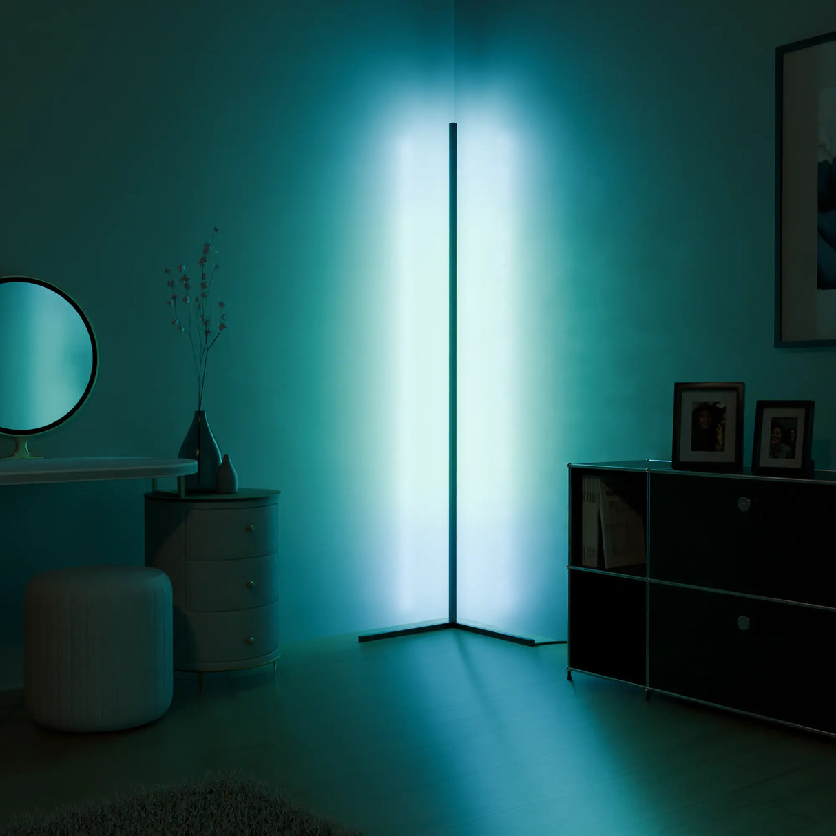 Apollo LED Golvlampa - Modern och Färgglad Belysning för Stilsäkra Interiörer Carvallo