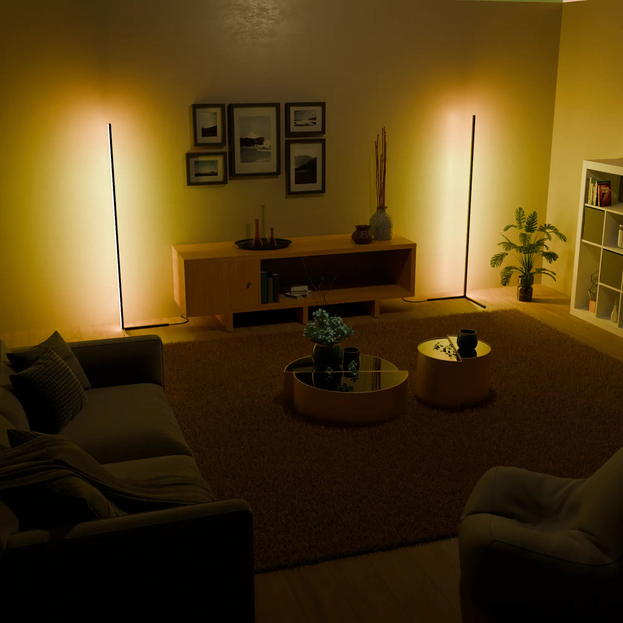 Luna Golvlampa - Modern Lampa för Stilrena Interiörer Carvallo