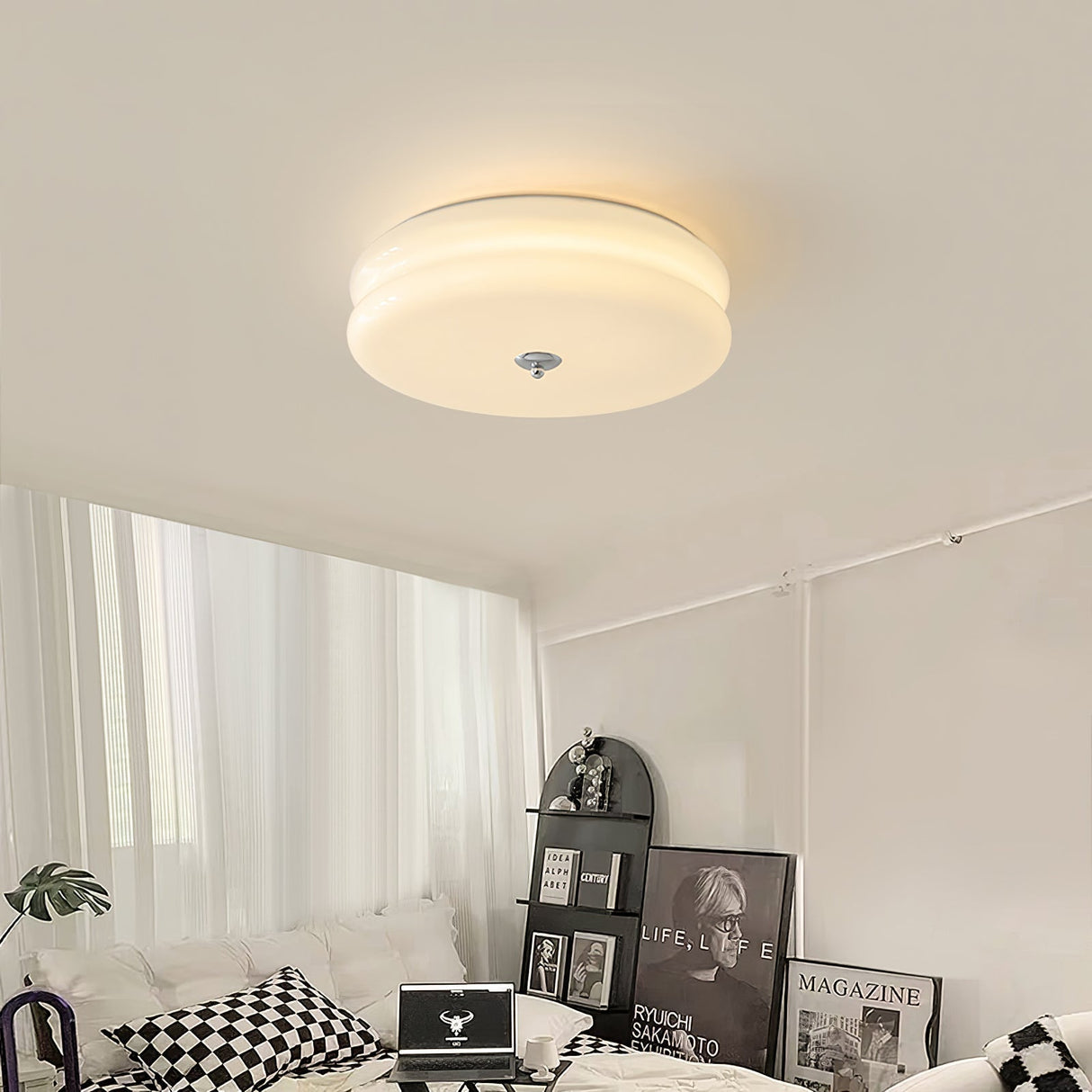 RoyaleGlow Art Deco Vintage Taklampa - Elegant Design Carvallo