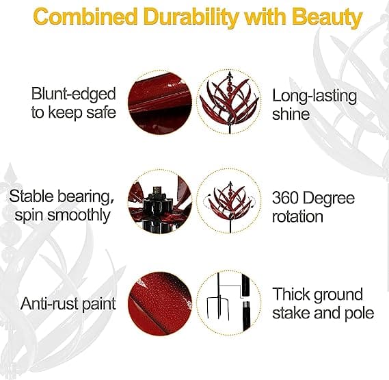 Luxora Stilig Vindspel För Trädgård Och Veranda Dekor Carvallo