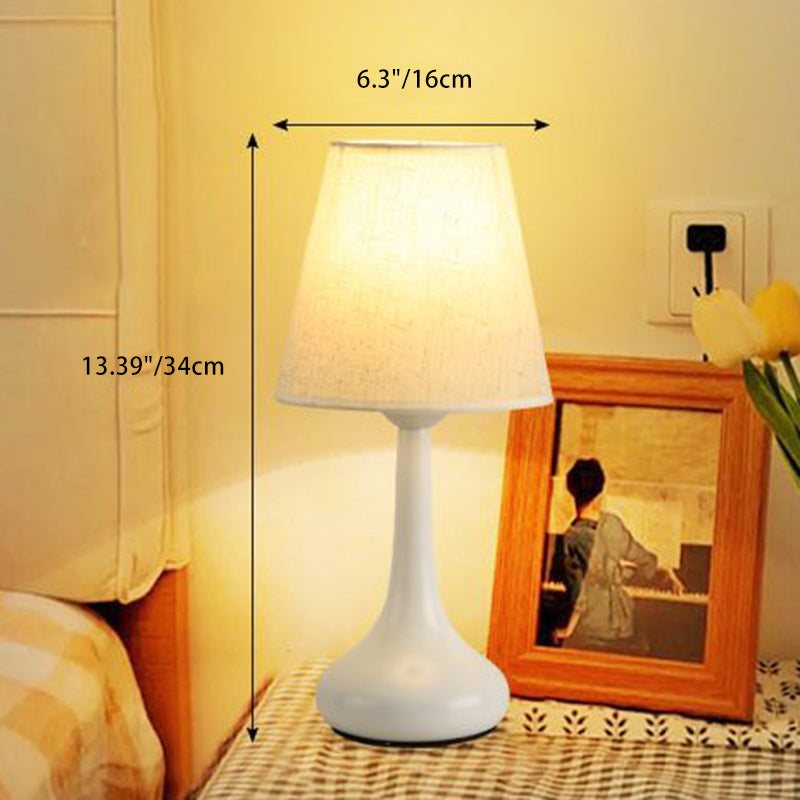 PureGlow Fabric Bordslampa – Minimalistisk elegans, varm atmosfär MILA Sverige