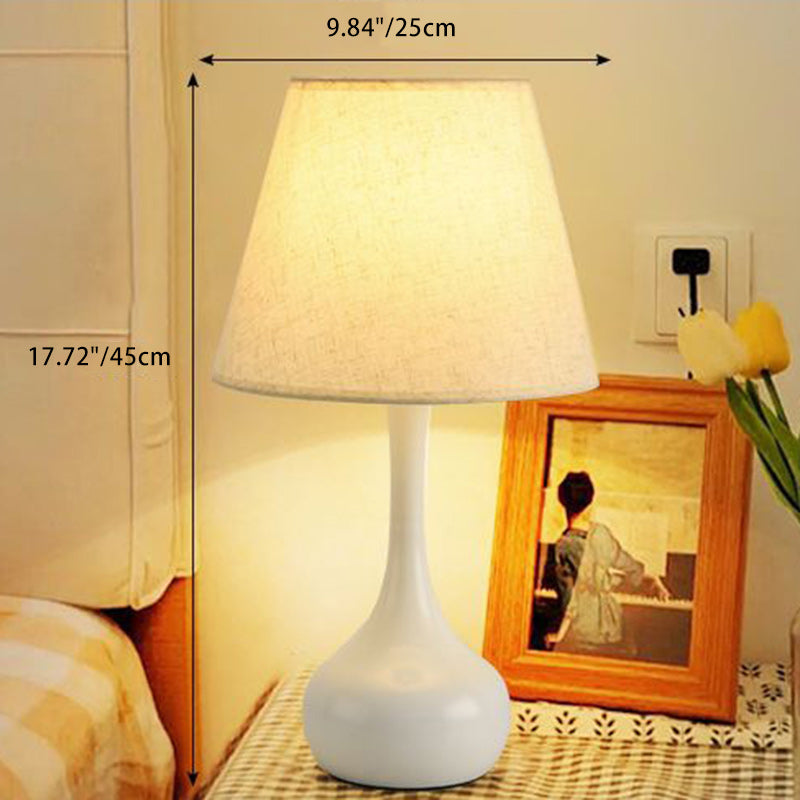 PureGlow Fabric Bordslampa – Minimalistisk elegans, varm atmosfär MILA Sverige