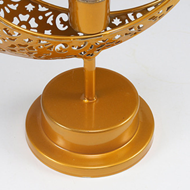 Moon & Star Orb LED-bordslampa – design av glas, järn och rotting MILA Sverige