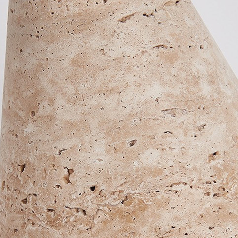 Modern nordisk bordslampa – elegant svart sten- och metalldesign MILA Sverige