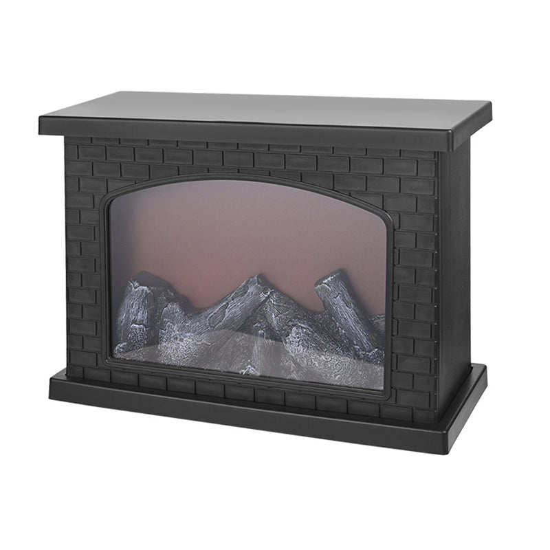 Modern retro LED eldstadslampa – batteridriven simulerad låga MILA Sverige