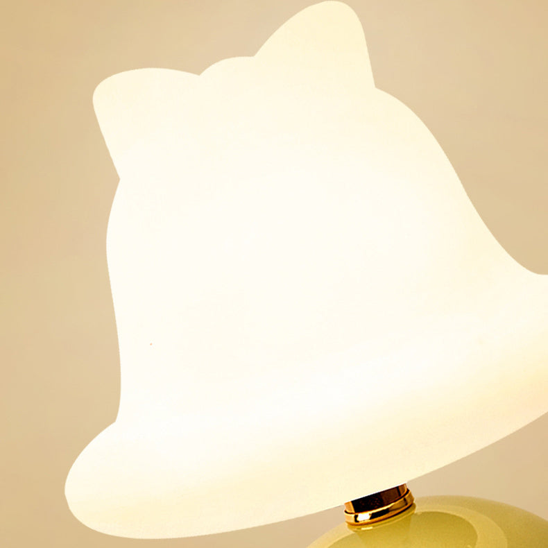 Minimalistisk keramisk USB LED-bordslampa – Elegant Globe Bell Design MILA Sverige