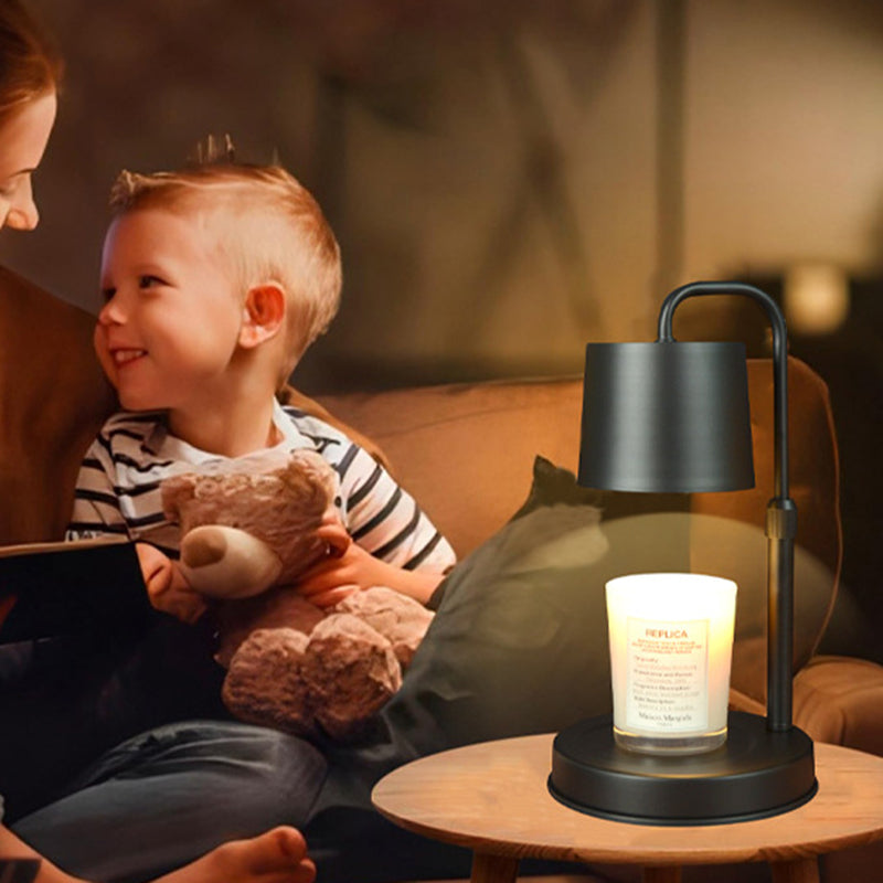 Justerbar Nordic Cylinder LED Wax Smältlampa – Dimbar järndesign MILA Sverige