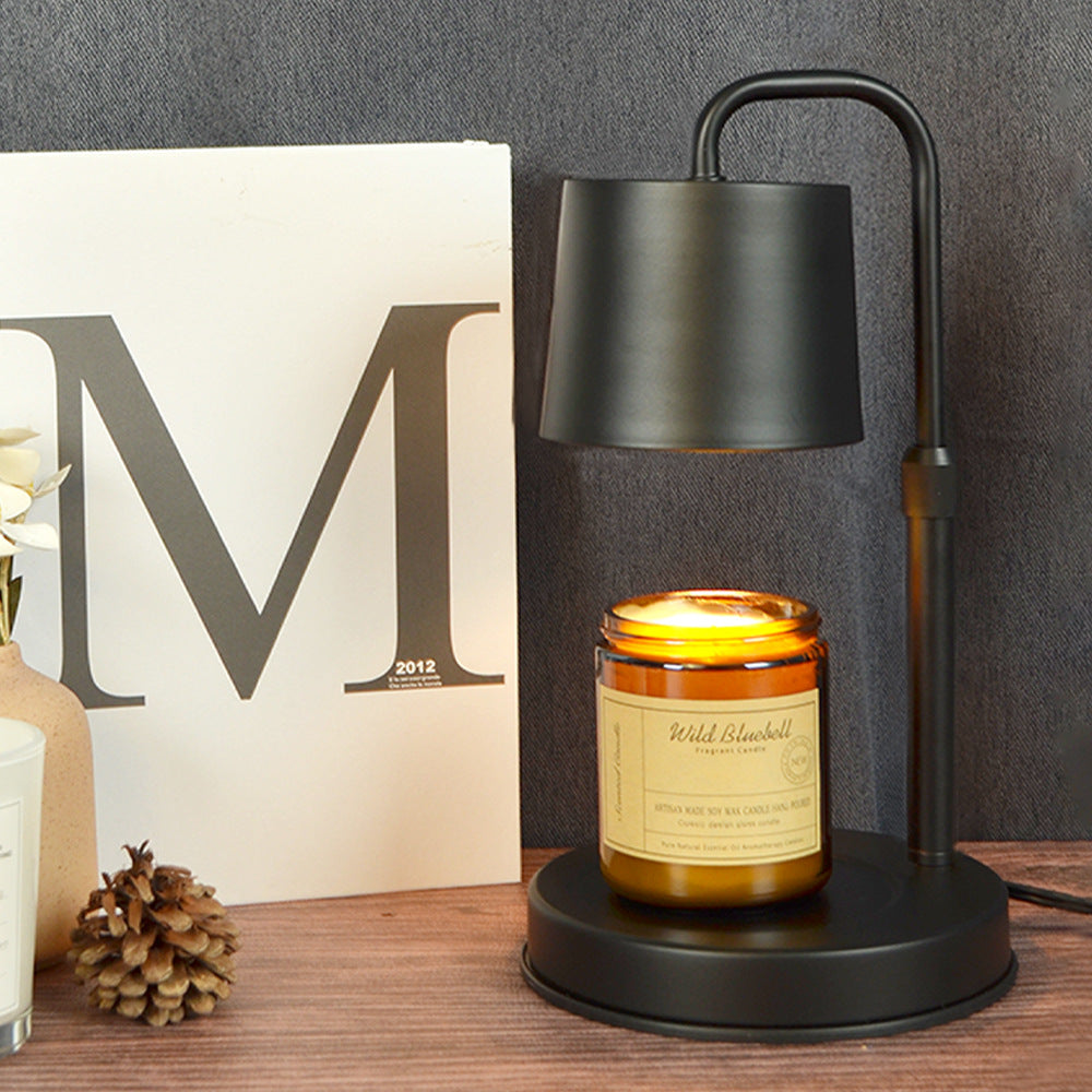 Justerbar Nordic Cylinder LED Wax Smältlampa – Dimbar järndesign MILA Sverige