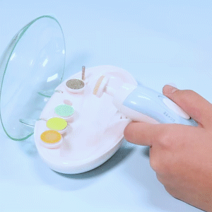 Carvallo-set MiniTrim | Säker för baby & vuxna | 6 tillbehör | Tyst med LED-ljus Carvallo