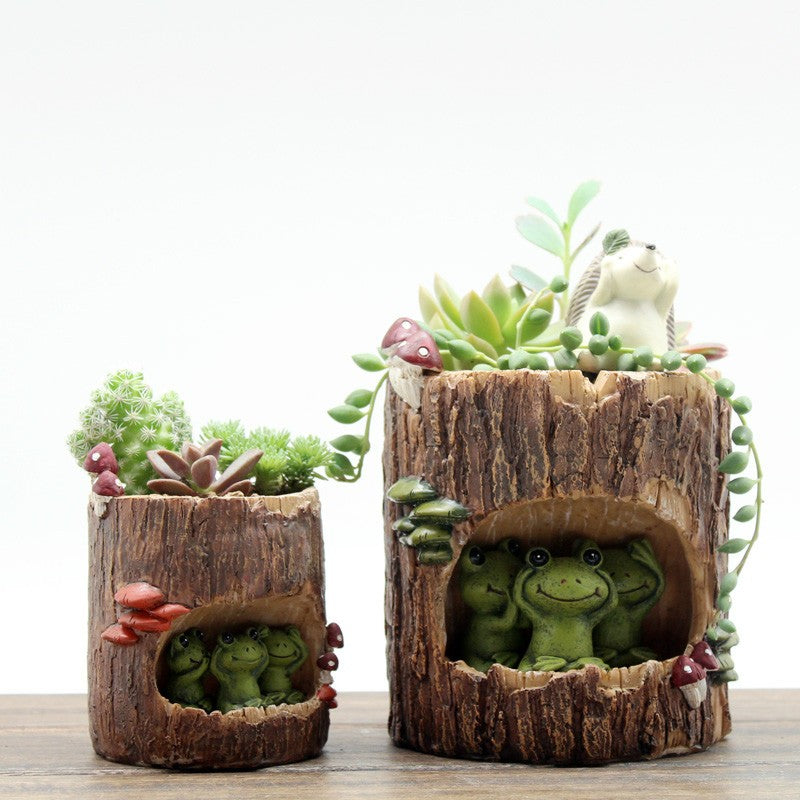 PlantJoy – Modern Lekfull Mini Blomkruka med Kreativ Design Carvallo