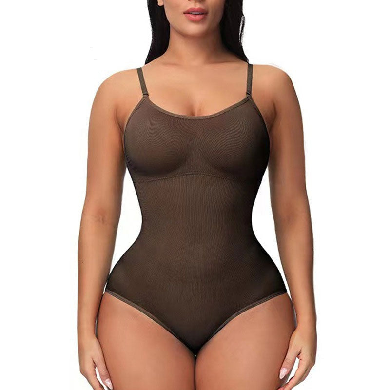 Formande Bodysuit Shape up-Personligt-Fyndhallen-Brun-Halvkropp-EU S-Hemnix