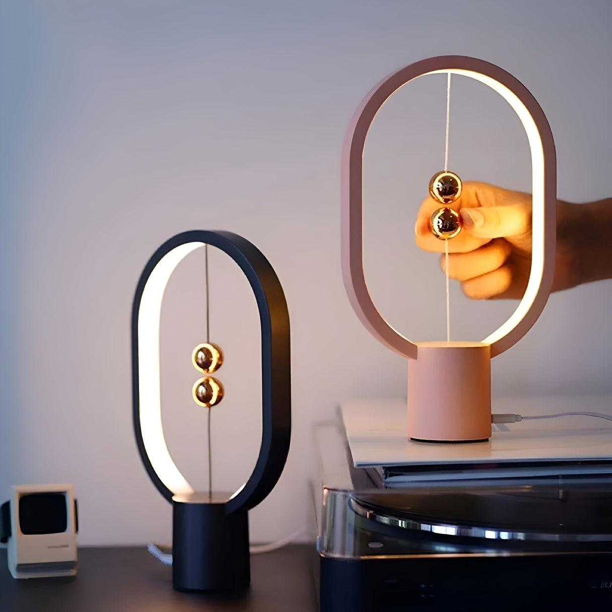 BalanceGlow Lampa - Dekorativ LED Mini Balance Nattlampa Carvallo