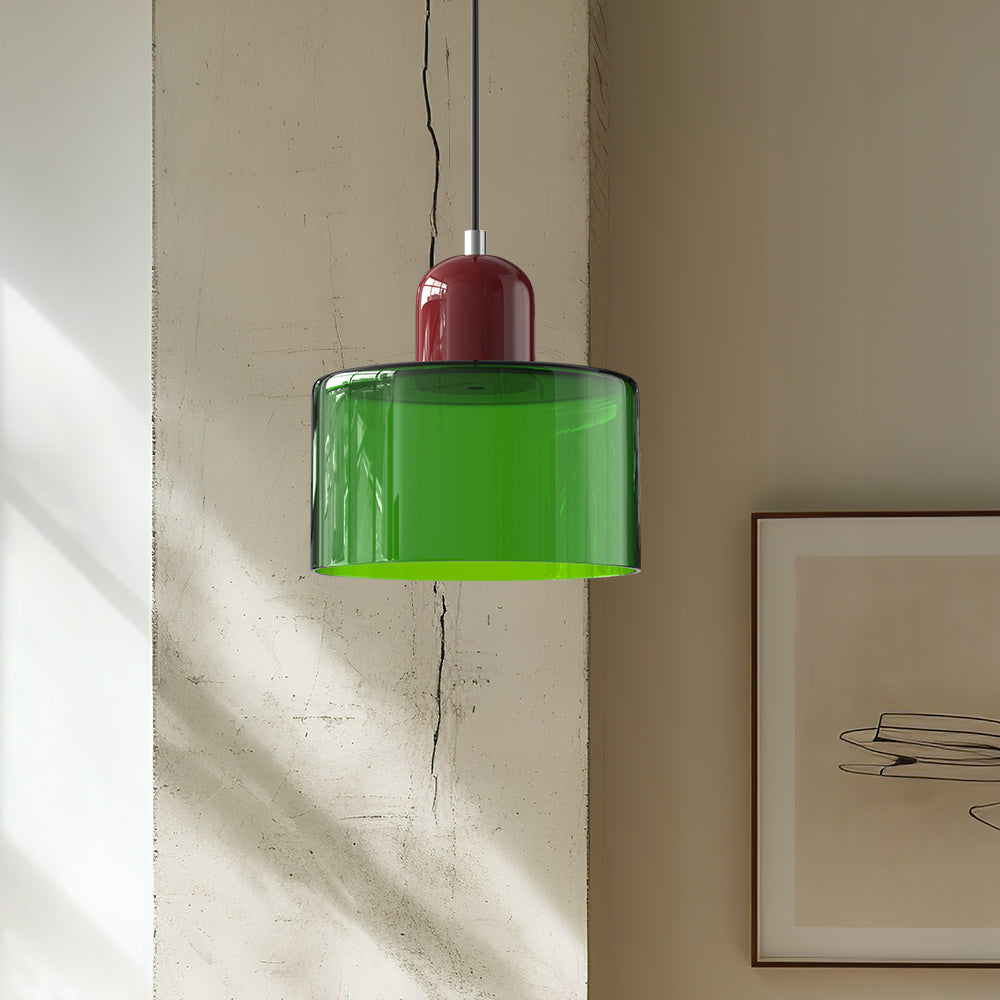 Kreativ Bauhaus Glas Hängande Lampa Carvallo