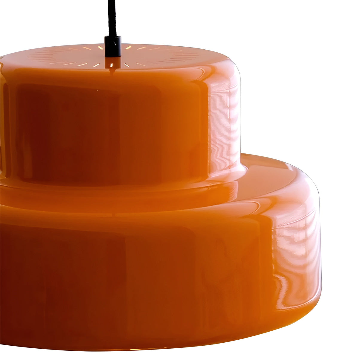 Bauhaus-hänglampa – Vintage utseende i orange | Stilig pendellampa för ditt hem Carvallo