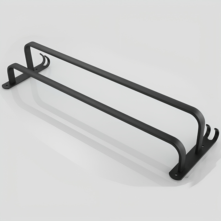 Carvallo-handtklædekrog AeroLine FlexRack | Pladsbesparende design med 3 stænger | Aluminium | Modern & Robust Carvallo