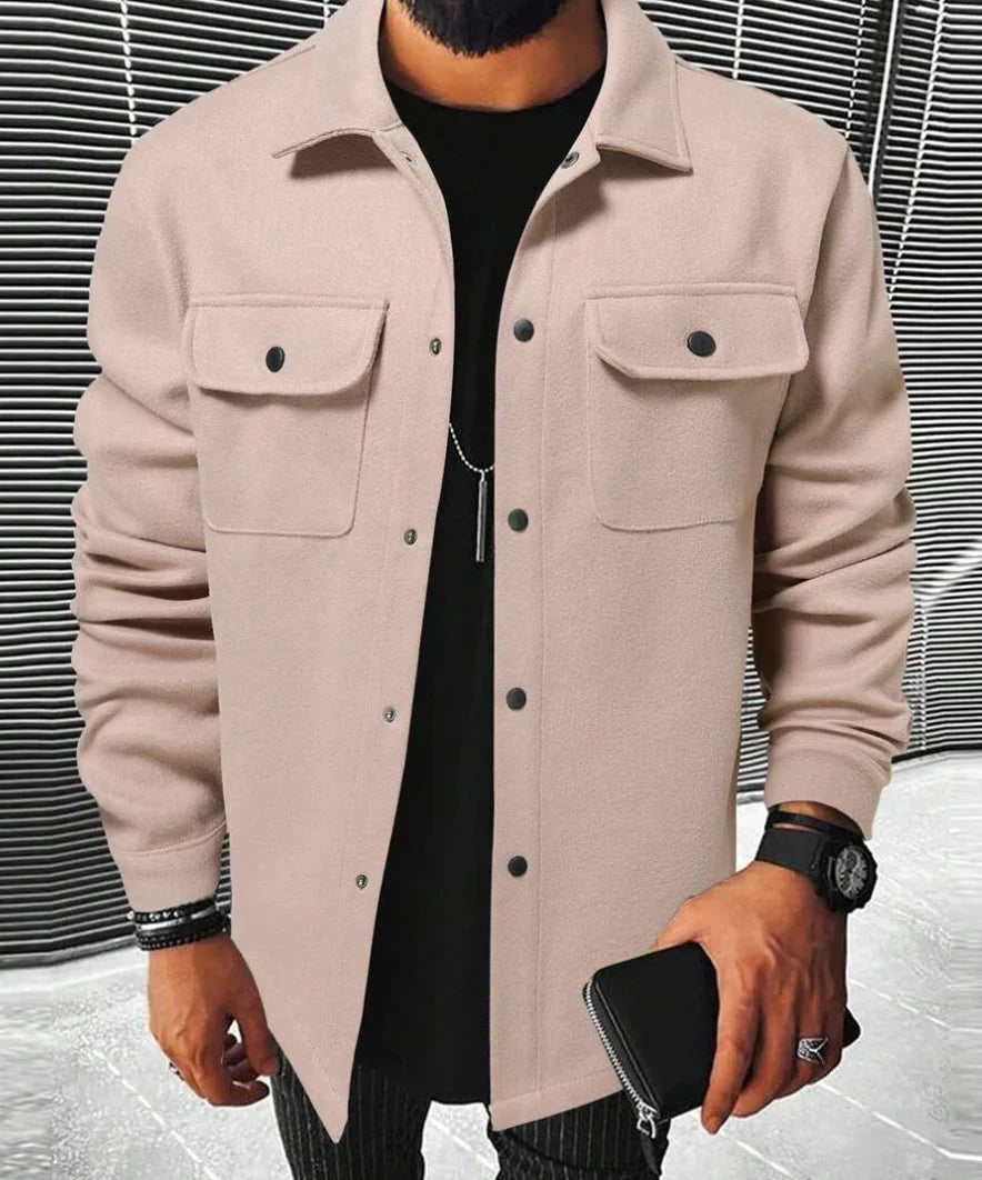 Herrskjorta Varm och Bekväm i Högkvalitativ Bomull och Polyester Hemnix