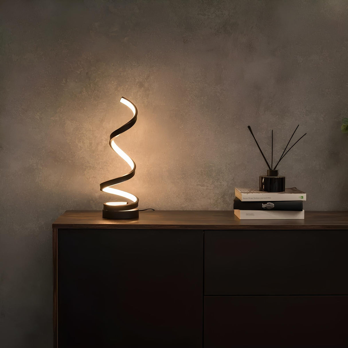 LED Bordslampa Modern Spiraldesign Carvallo