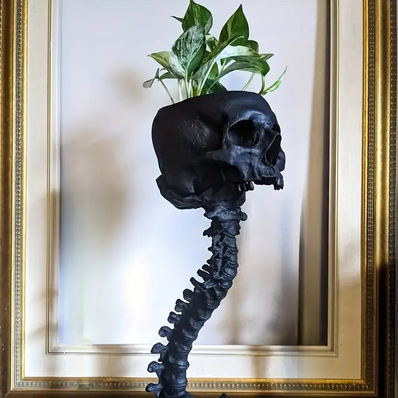 Skeletal - Planteringskärl med skalle och ryggrad MILA Sverige