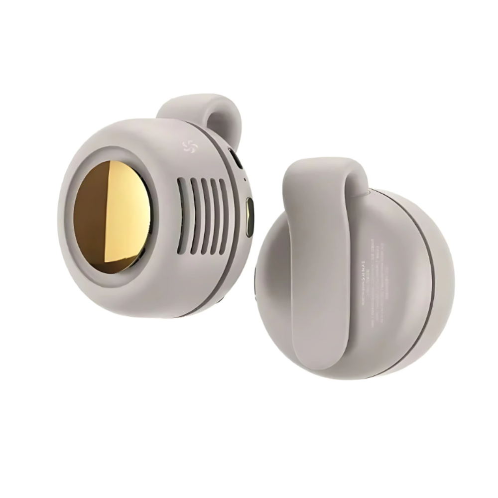 Bärbar bladlös nackfläkt - Tyst 360° handsfree personlig kylning MILA Sverige