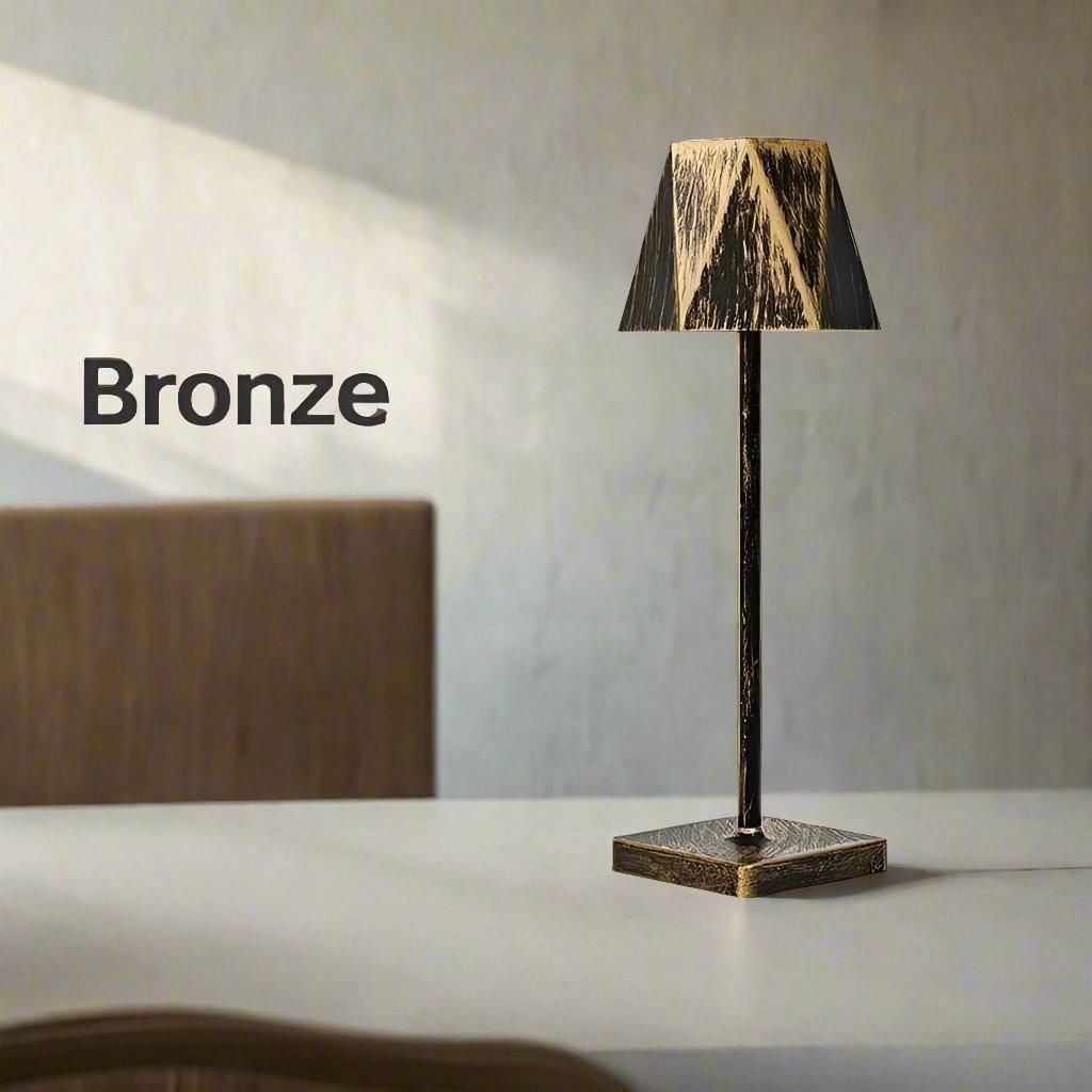 BrightLuxe Lampa - Vintage Återuppladdningsbar Trådlös LED Bordsnummer för Hemmet Carvallo