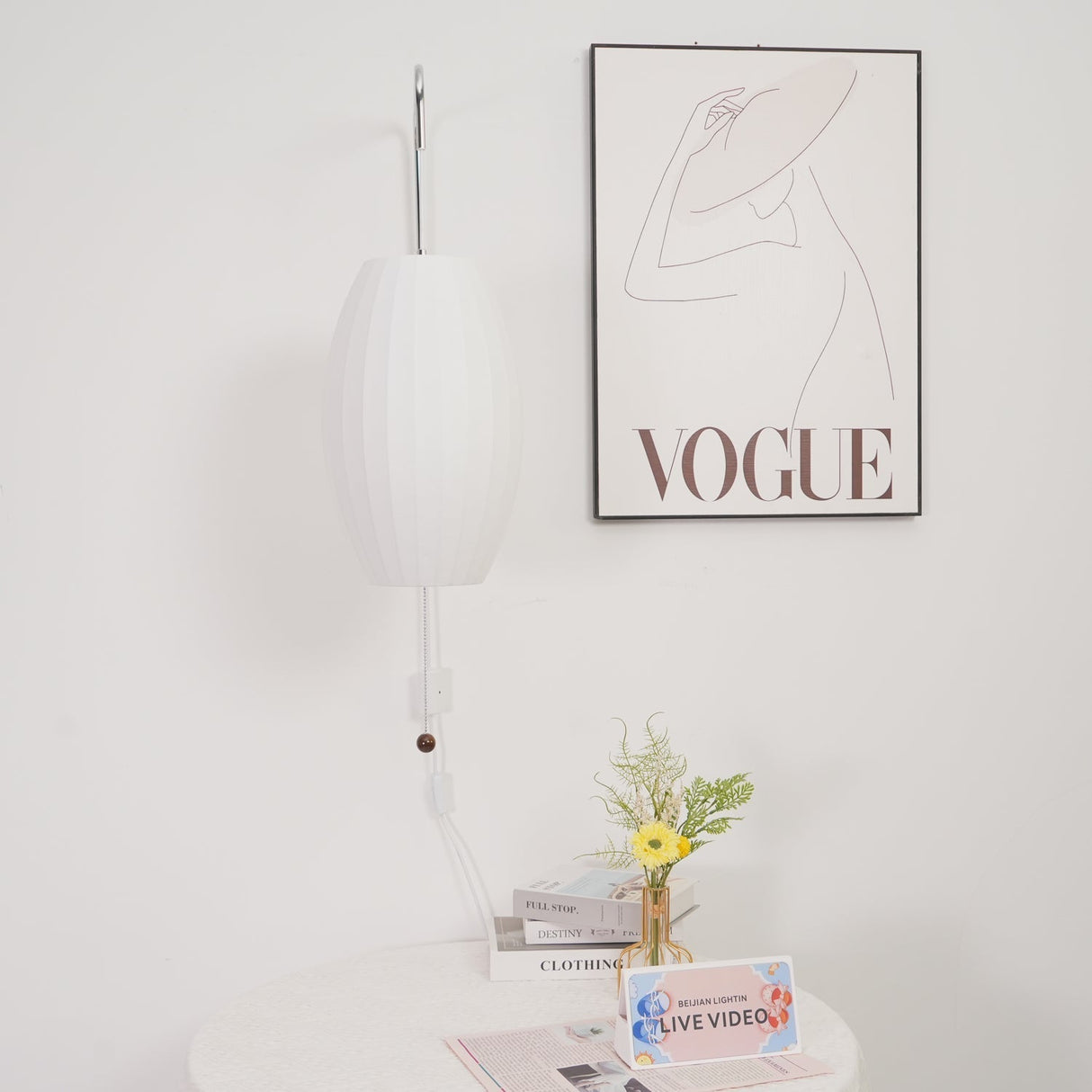 Kinesisk lykta stil vägglampa Carvallo