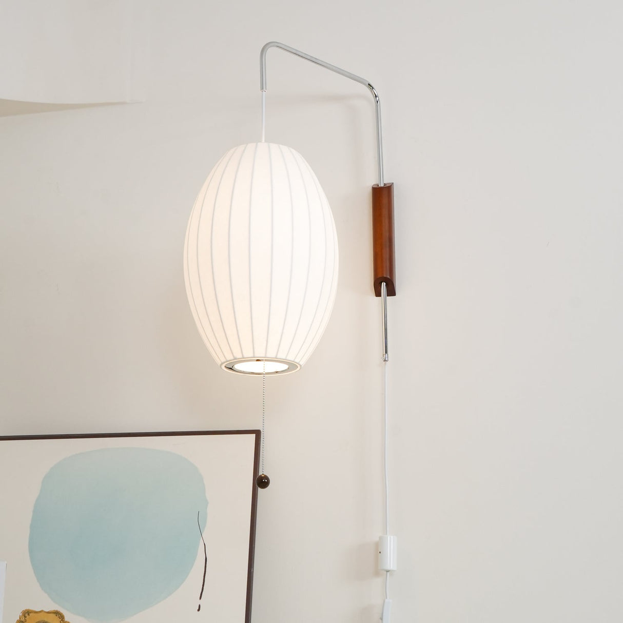 Mid-Century Nelson Vägglampa – Tidlös Designerbelysning Carvallo