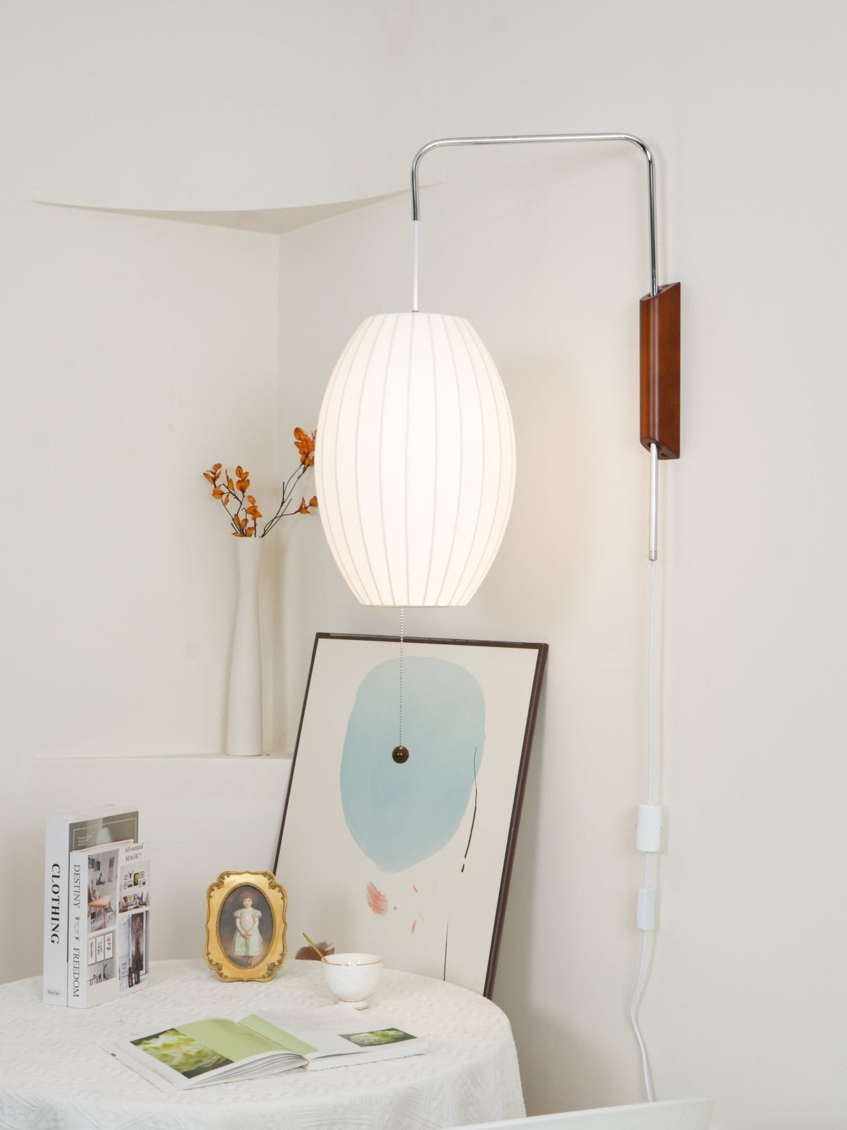 Mid-Century Nelson Vägglampa – Tidlös Designerbelysning Carvallo
