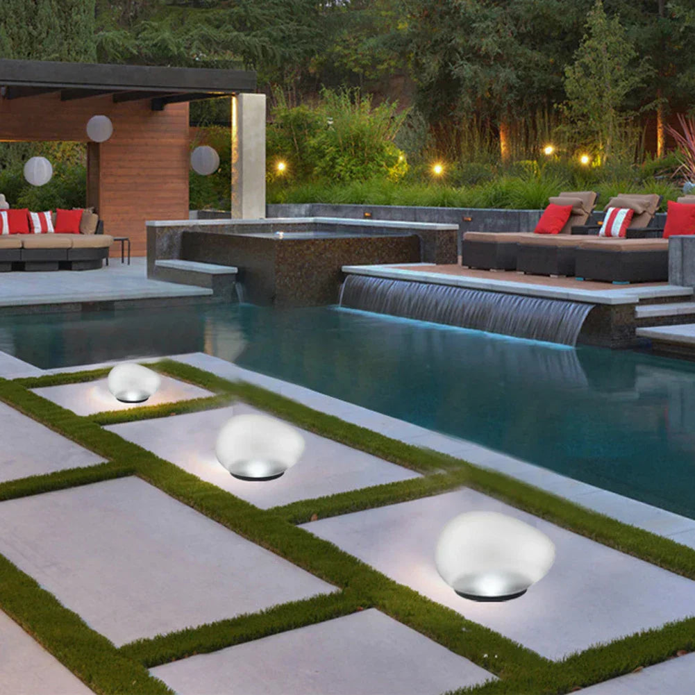 EcoPebble - Solenergi Kiselstenlampa Carvallo