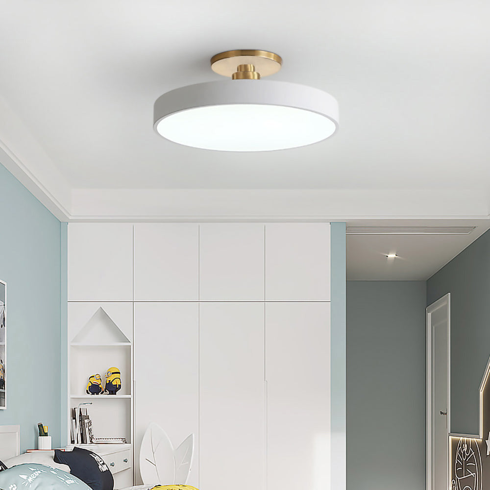 Modern Koncis Cirkulär LED Semi Flush Mount Taklampa 50cm Carvallo