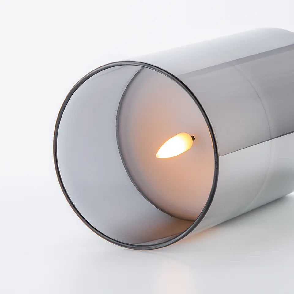 LED Ljus Glas Flämtande Ramlösa Set Carvallo