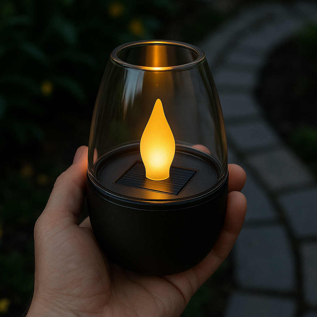 Solar Utomhusljus | Varm Vit LED | Vattentålig IP44 | 6–8h Drifttid | Ingen Viktättning Carvallo