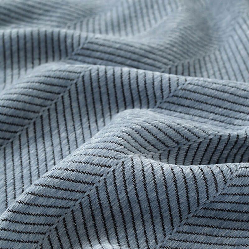 CozyWeave Sofföverdrag i Chenille – Elegant Fiskbensmönster med Dekorativa Tofsar Hemnix
