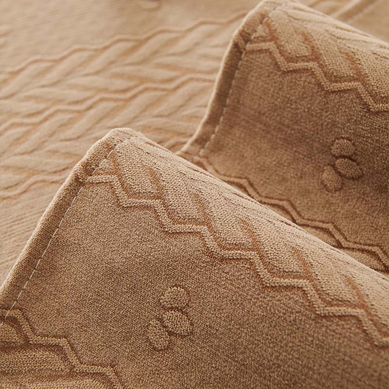 Chenille Veteörontryckt Andningsbar Halkfri Sofföverdrag Carvallo