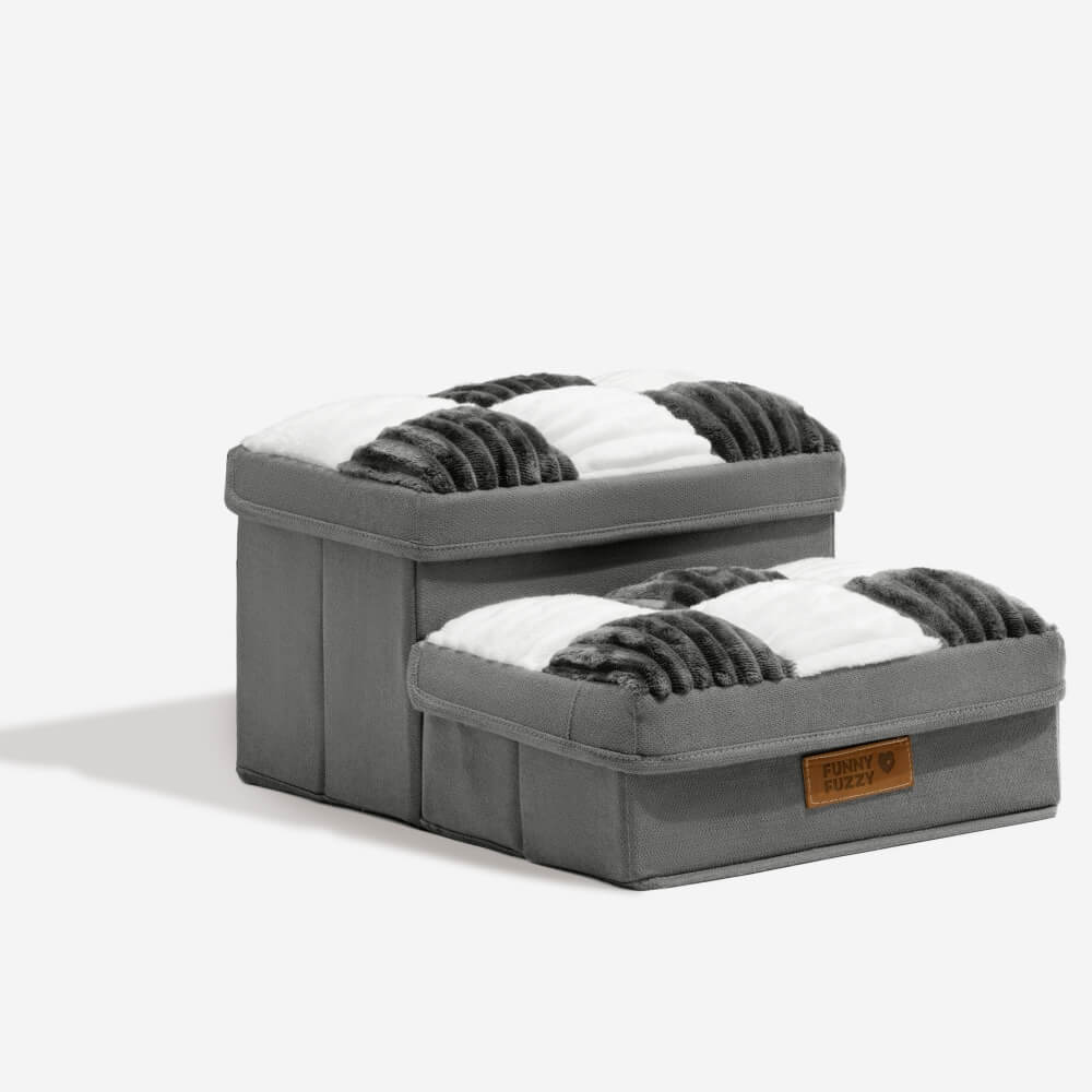 Stiliga Dog Stairs med Förvaring Hållbar Polypropen Design Carvallo