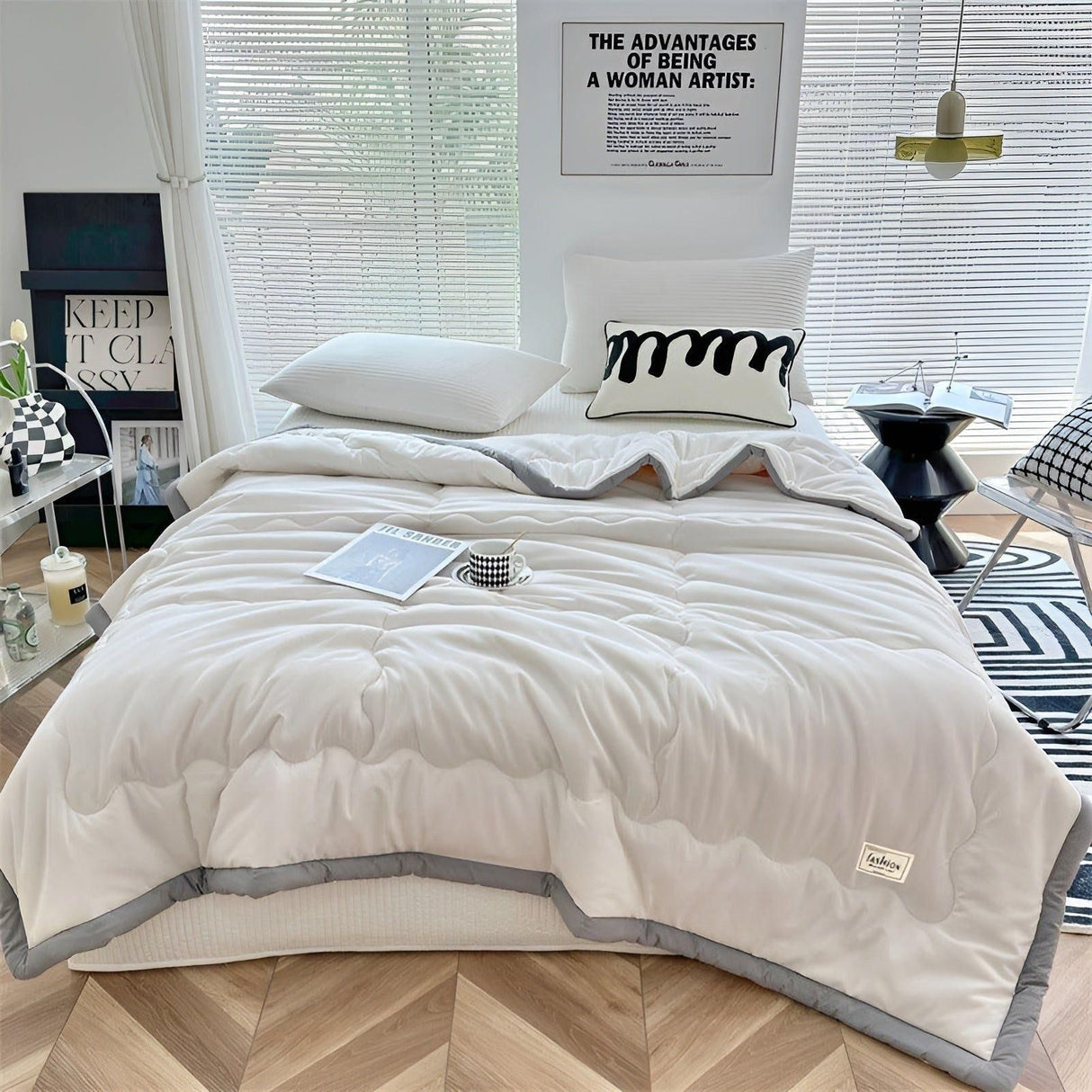 BreezyDreams Täcke - Fuzzy svala sommartäcke Carvallo