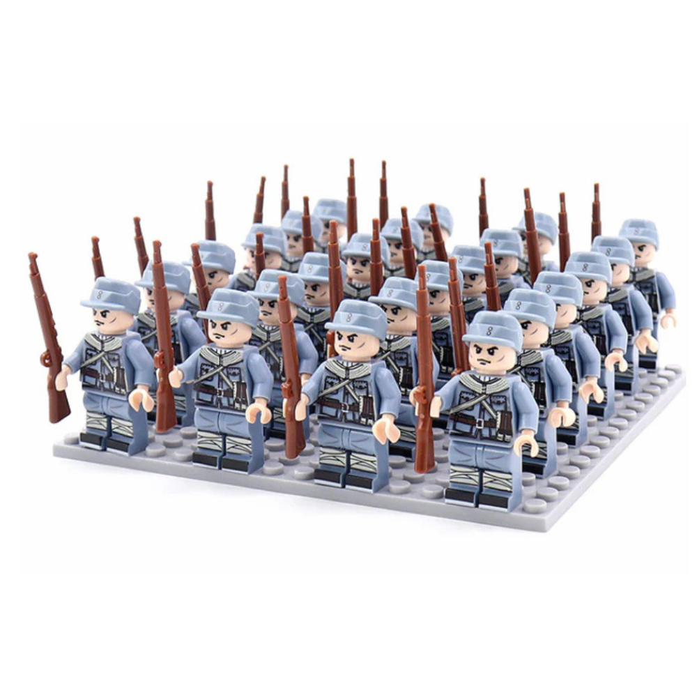 Militärsoldat Byggblock Leksakset Carvallo