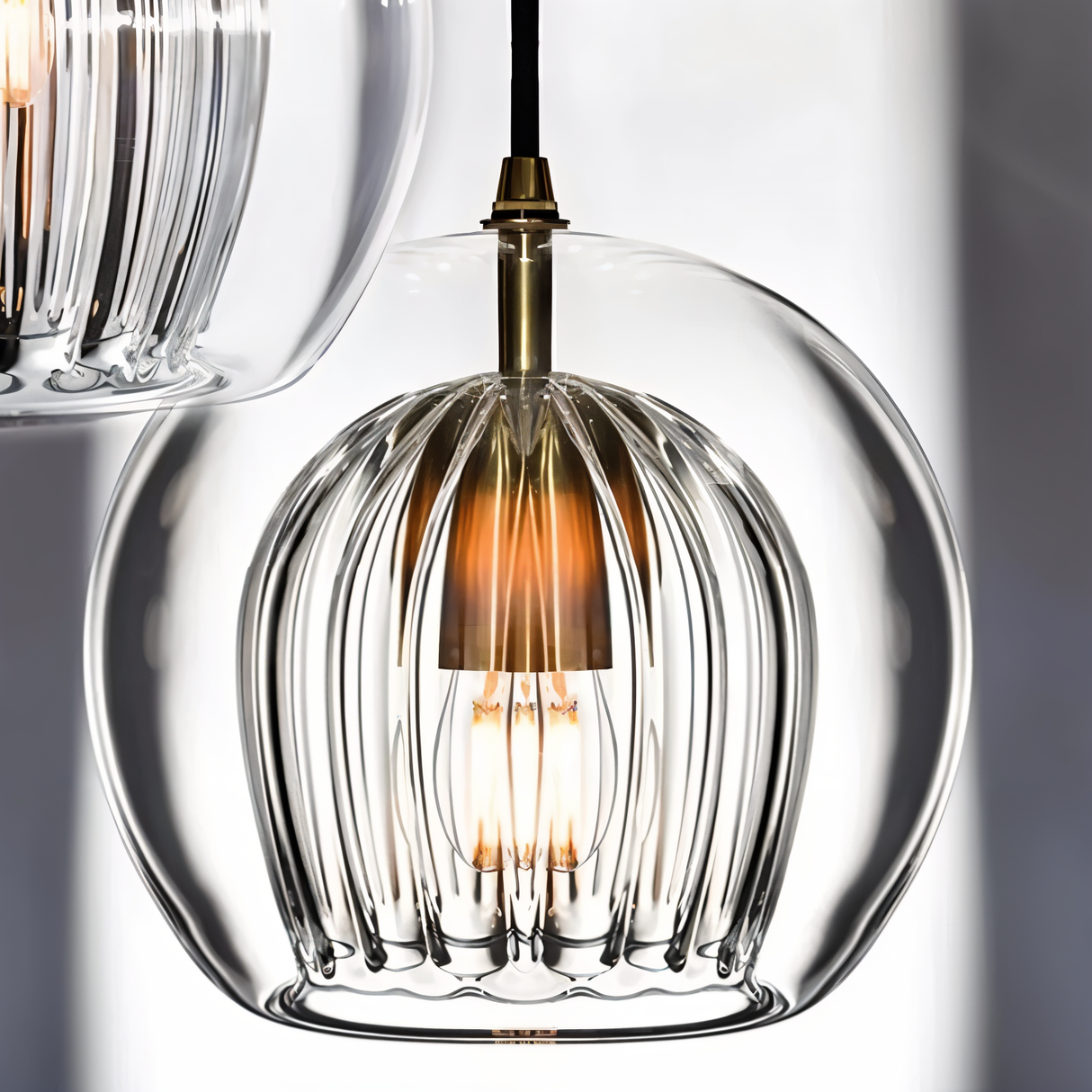 Veloura Globe Pendellampa – Vintage Glas Taklampa i Modern Design Hemnix