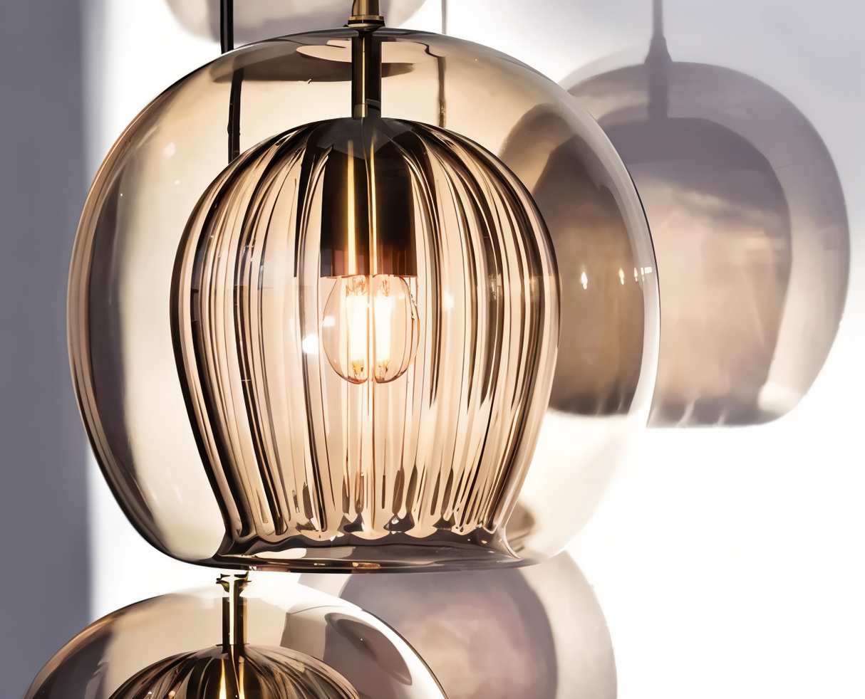Veloura Globe Pendellampa – Vintage Glas Taklampa i Modern Design Hemnix
