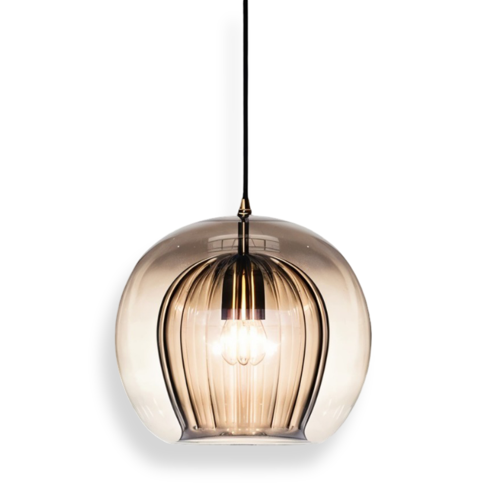Veloura Globe Pendellampa – Vintage Glas Taklampa i Modern Design Hemnix