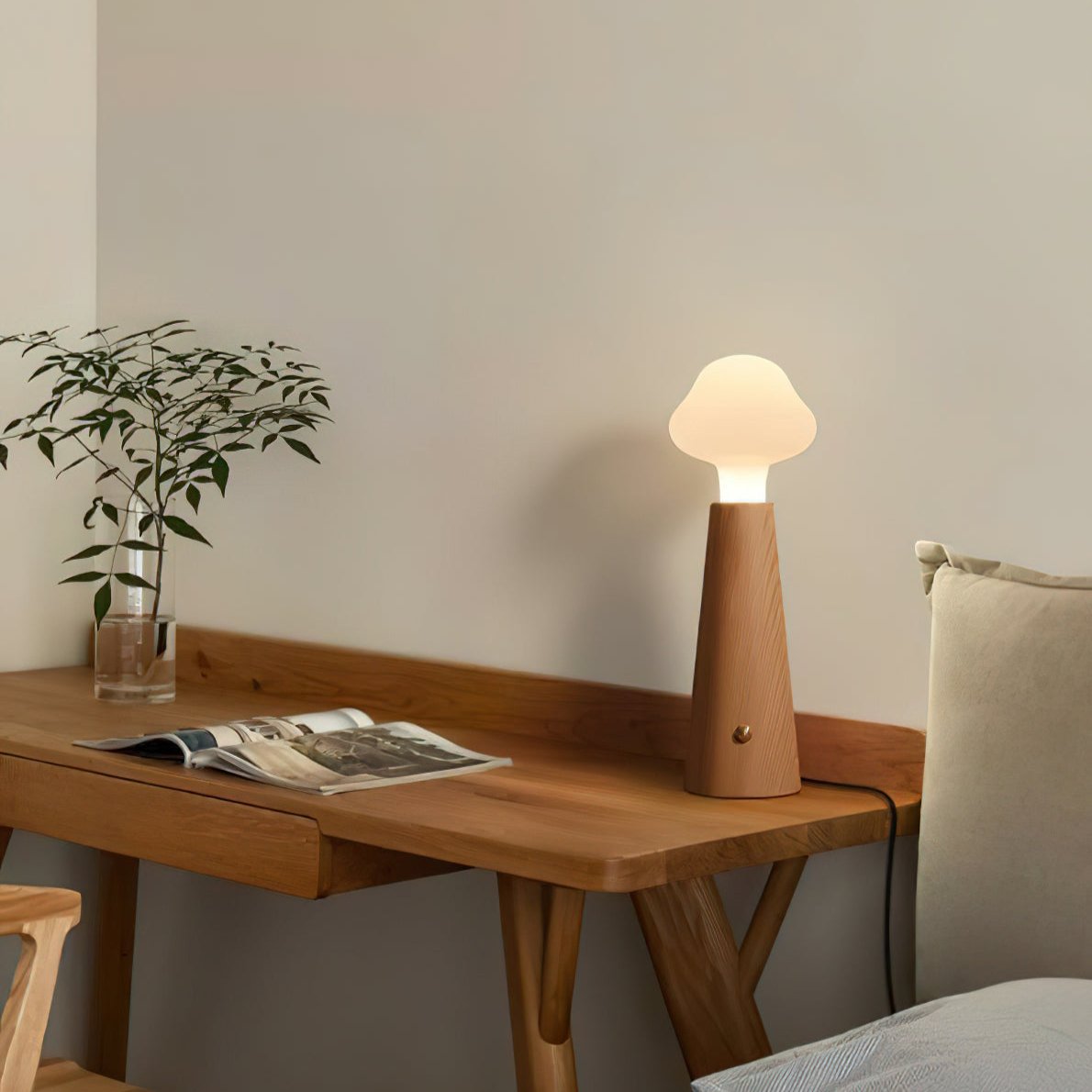 LumeAura - LED Bordslampa med Poetisk Design – Modern Dekorativ Lampa Carvallo
