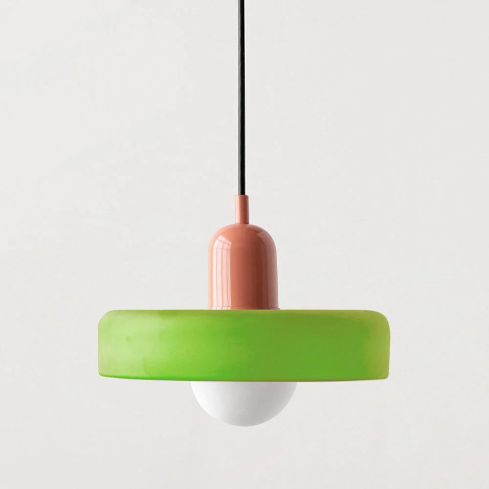 Bauhaus Inspired Colorful Glass Pendant Lamp Carvallo